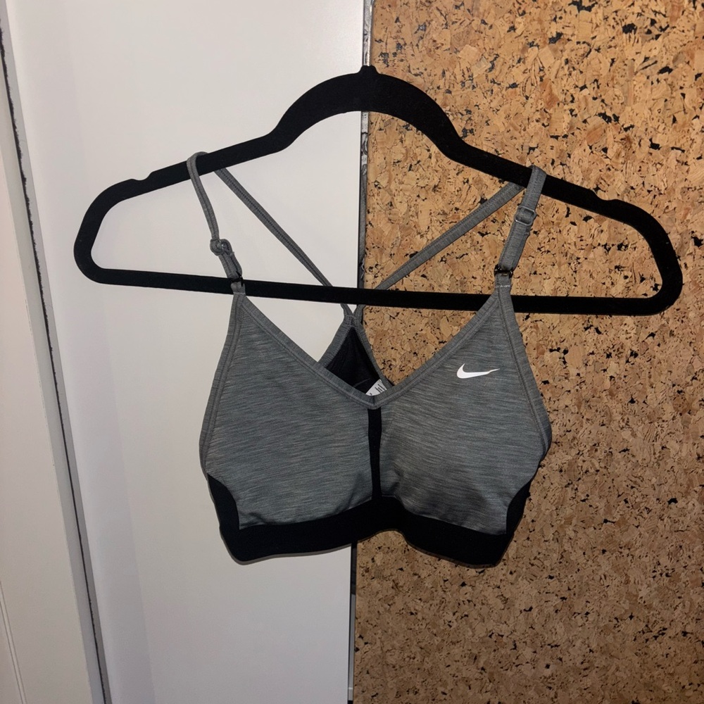 Nike Gray Sports Bra